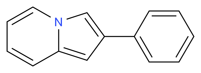 2-phenylindolizine_分子结构_CAS_25379-20-8