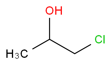 1-氯-2-丙醇_分子结构_CAS_127-00-4)