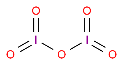 Iodine pentoxide_分子结构_CAS_12029-98-0)