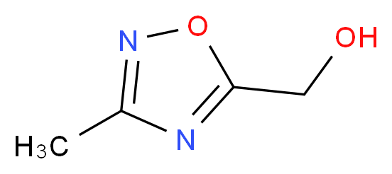 (3-Methyl-1,2,4-oxadiazol-5-yl)methanol_分子结构_CAS_)