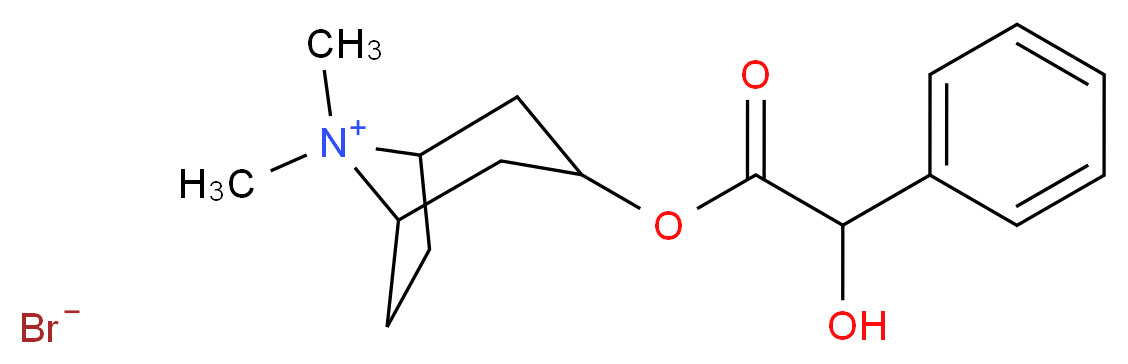 HOMATROPINE METHYL BROMIDE_分子结构_CAS_80-49-9)