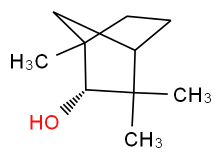 (1R)-endo-(+)-葑基 醇_分子结构_CAS_2217-02-9)