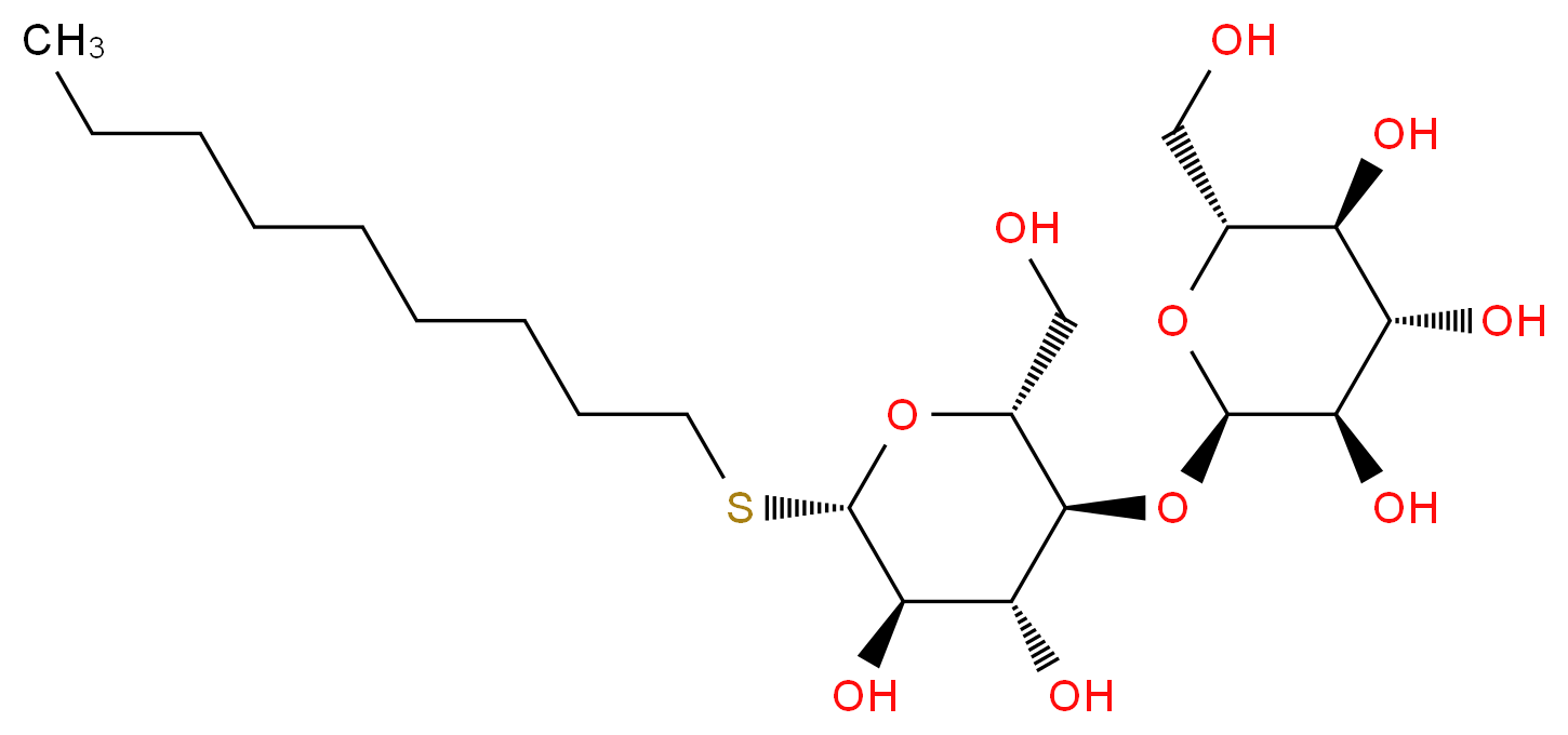 Nonyl-β-D-1-thiomaltoside_分子结构_CAS_148565-55-3)