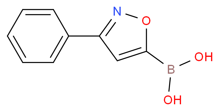(3-phenyl-1,2-oxazol-5-yl)boronic acid_分子结构_CAS_5868-54-2