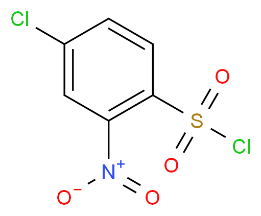 4-chloro-2-nitrobenzene-1-sulfonyl chloride_分子结构_CAS_4533-96-4