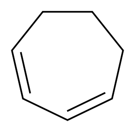 cyclohepta-1,3-diene_分子结构_CAS_4054-38-0