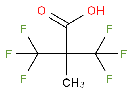 3,3,3-trifluoro-2-methyl-2-(trifluoromethyl)propanoic acid_分子结构_CAS_45048-36-0