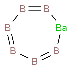 1,2,3,4,5,6-hexabora-7-baracyclohepta-1,3,5-triene_分子结构_CAS_12046-08-1