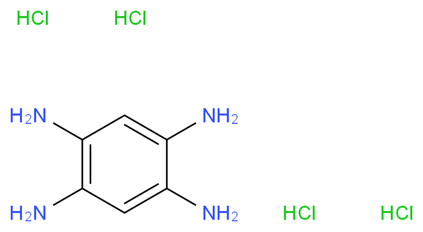 1,2,4,5-苯四胺 四盐酸盐_分子结构_CAS_4506-66-5)