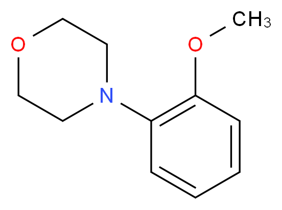 4-(2-Methoxyphenyl)Morpholine_分子结构_CAS_27347-13-3)