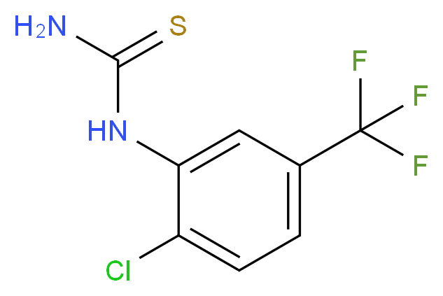 1-[2-Chloro-5-(trifluoromethyl)phenyl]thiourea 97%_分子结构_CAS_21714-35-2)