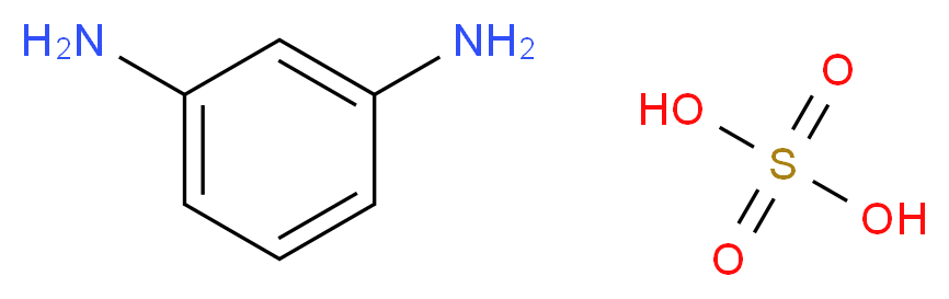 Benzene-1,3-diamine sulfate_分子结构_CAS_541-70-8)