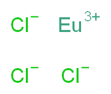 europium(3+) ion trichloride_分子结构_CAS_10025-76-0