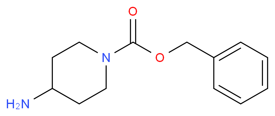 1-N-Cbz-4-Aminopiperidine_分子结构_CAS_120278-07-1)