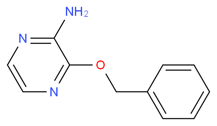 2-Amino-3-benzyloxypyrazine_分子结构_CAS_110223-15-9)