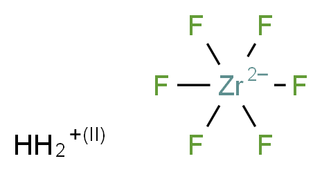 Hexafluorozirconic acid 98%_分子结构_CAS_12021-95-3)