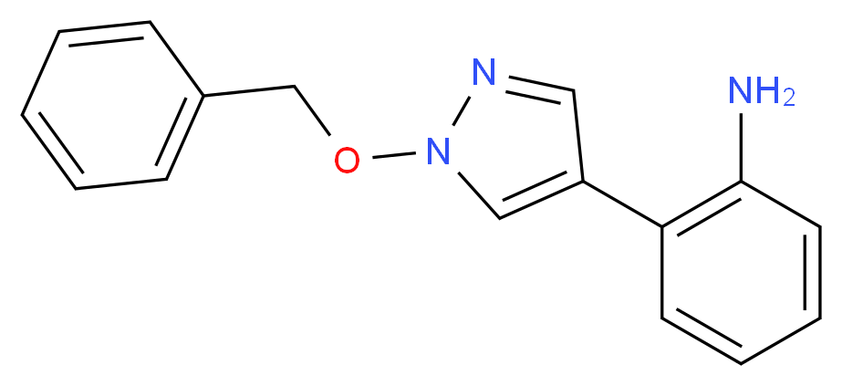 4-(2-aMinophenyl)-1-(benzyloxy)pyrazole_分子结构_CAS_229171-17-9)