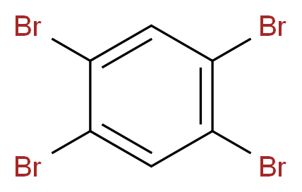 1,2,4,5-Tetrabromobenzene_分子结构_CAS_636-28-2)