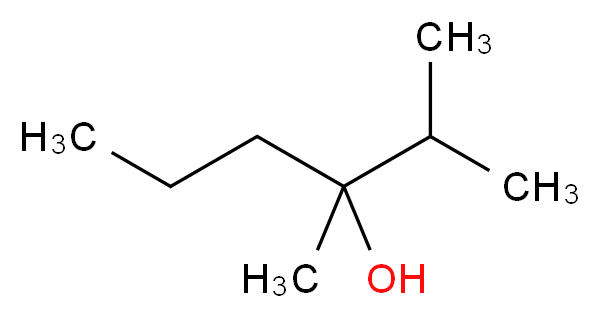 2,3-二甲基-3-己醇_分子结构_CAS_4166-46-5)