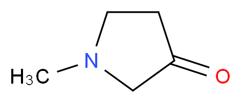 1-methylpyrrolidin-3-one_分子结构_CAS_)