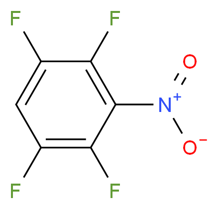 1,2,4,5-Tetrafluoro-3-nitrobenzene_分子结构_CAS_6257-03-0)