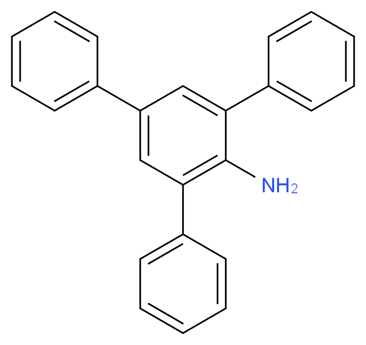 2,4,6-三苯基苯胺_分子结构_CAS_6864-20-6)