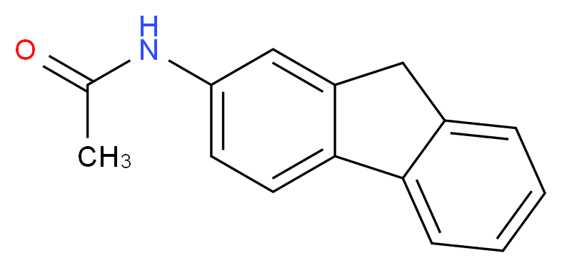 N-(2-芴基)乙酰胺_分子结构_CAS_53-96-3)