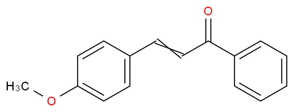4-甲氧基查耳酮_分子结构_CAS_959-33-1)