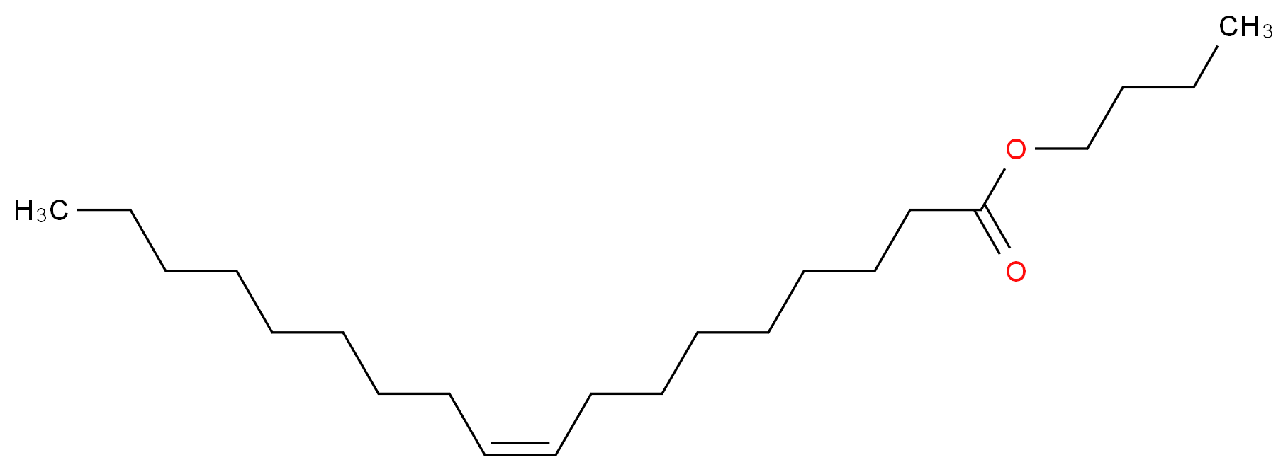 butyl (9Z)-octadec-9-enoate_分子结构_CAS_142-77-8