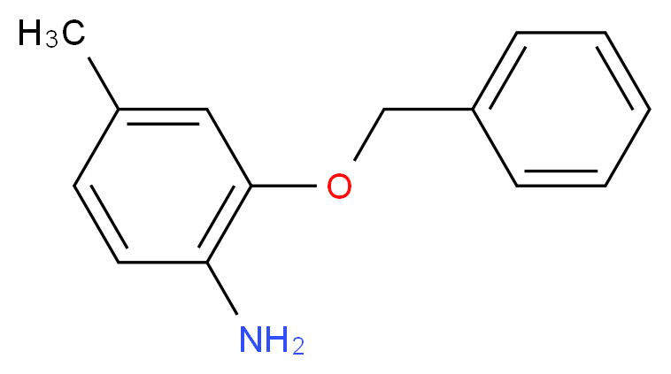 2-(benzyloxy)-4-methylaniline_分子结构_CAS_220985-61-5)