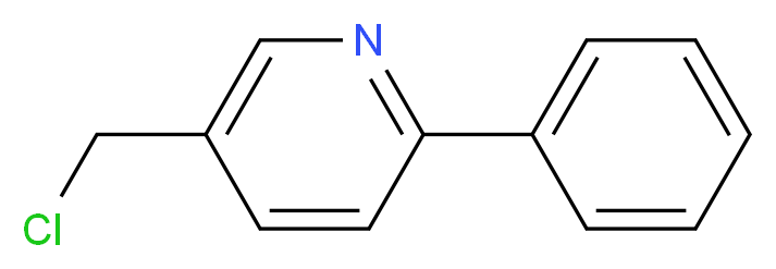 5-(Chloromethyl)-2-phenylpyridine_分子结构_CAS_5229-40-3)