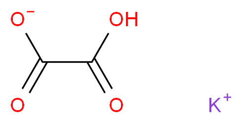 potassium hydrogen oxalate_分子结构_CAS_127-95-7