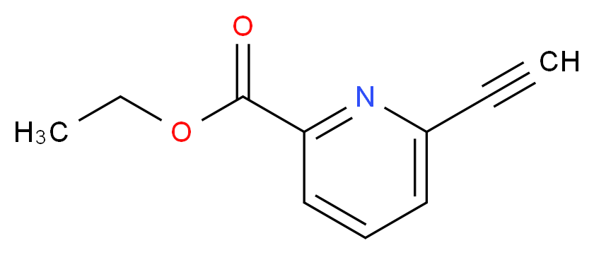 Ethyl 6-ethynylpicolinate_分子结构_CAS_1379302-65-4)