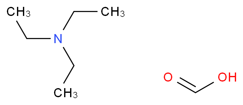 formic acid; triethylamine_分子结构_CAS_585-29-5