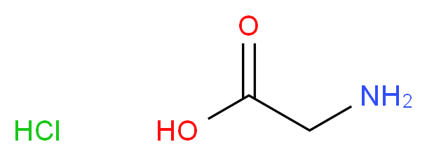 GLYCINE HYDROCHLORIDE_分子结构_CAS_6000-43-7)