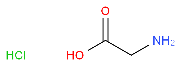 甘氨酸 盐酸盐 溶液_分子结构_CAS_6000-43-7)