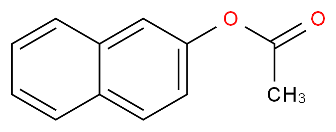 naphthalen-2-yl acetate_分子结构_CAS_1523-11-1