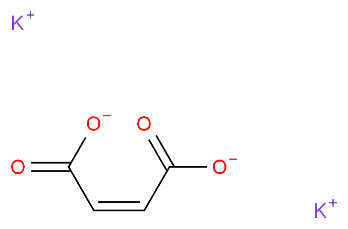 dipotassium (2Z)-but-2-enedioate_分子结构_CAS_4151-34-2