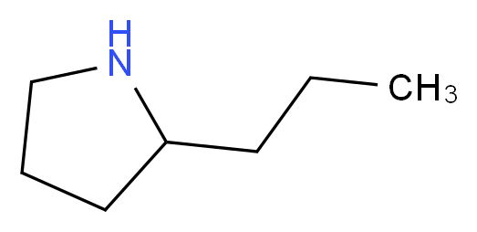 2-propylpyrrolidine_分子结构_CAS_1121-44-4