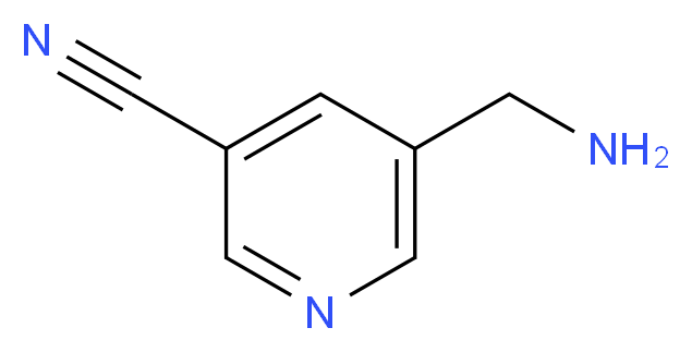 5-(aminomethyl)nicotinonitrile_分子结构_CAS_94413-65-7)