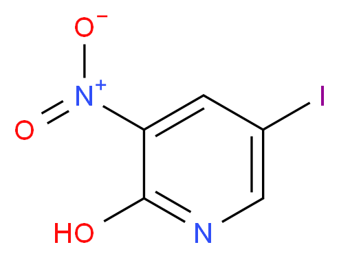 2-羟基-5-碘-3-硝基吡啶_分子结构_CAS_25391-59-7)