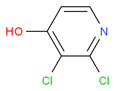 2,3-dichloropyridin-4-ol_分子结构_CAS_1174047-06-3