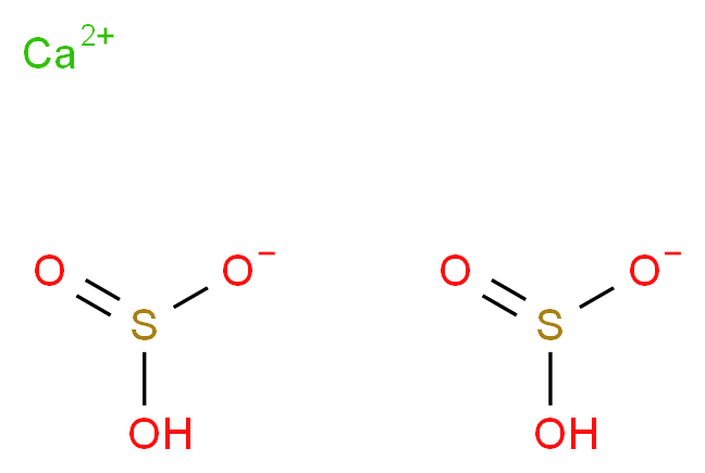 calcium dihydrogen sulfite_分子结构_CAS_13780-03-5