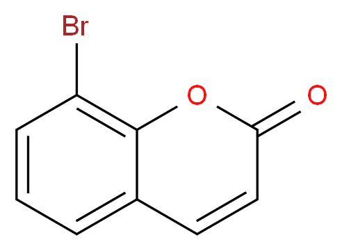 8-bromo-2H-chromen-2-one_分子结构_CAS_33491-30-4