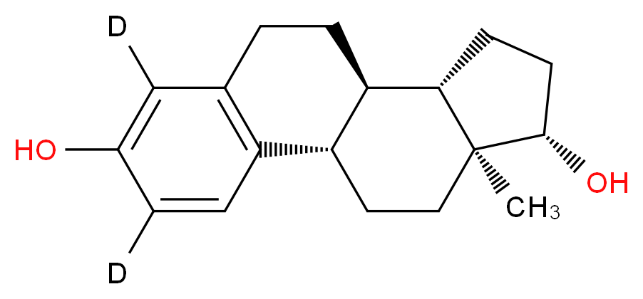 β-雌二醇-d2_分子结构_CAS_53866-33-4)