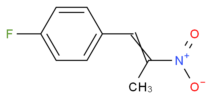 1-fluoro-4-(2-nitroprop-1-enyl)benzene_分子结构_CAS_)