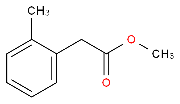 methyl 2-(2-methylphenyl)acetate_分子结构_CAS_40851-62-5