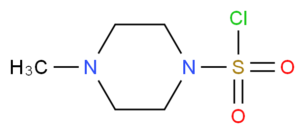 4-methylpiperazine-1-sulfonyl chloride_分子结构_CAS_1688-95-5