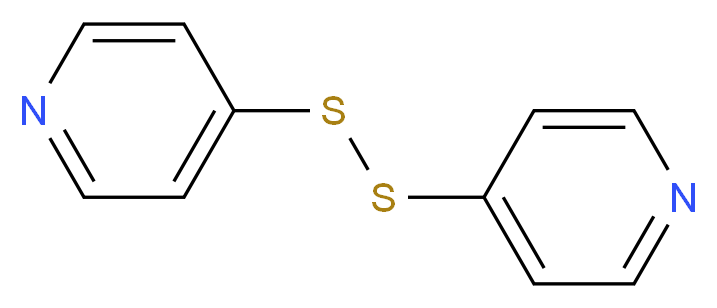 4,4'-Dipyridinyl disulphide_分子结构_CAS_2645-22-9)