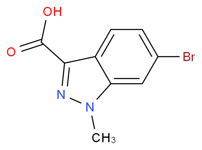 6-Bromo-1-methyl-1H-indazole-3-carboxylic acid_分子结构_CAS_1021859-29-9)